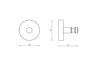 Крючок Aquanet Flash 210779 хром